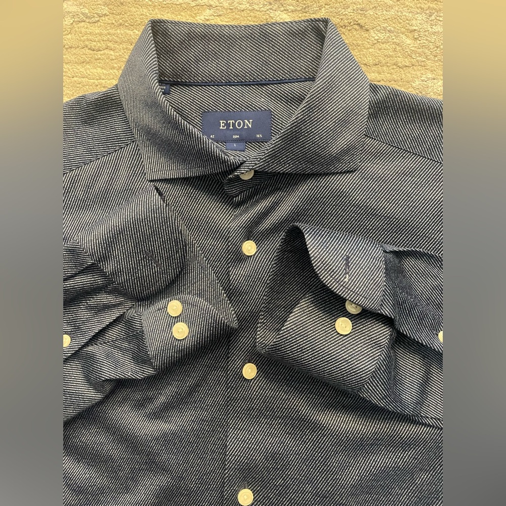 Eton Blue Dress Shirt